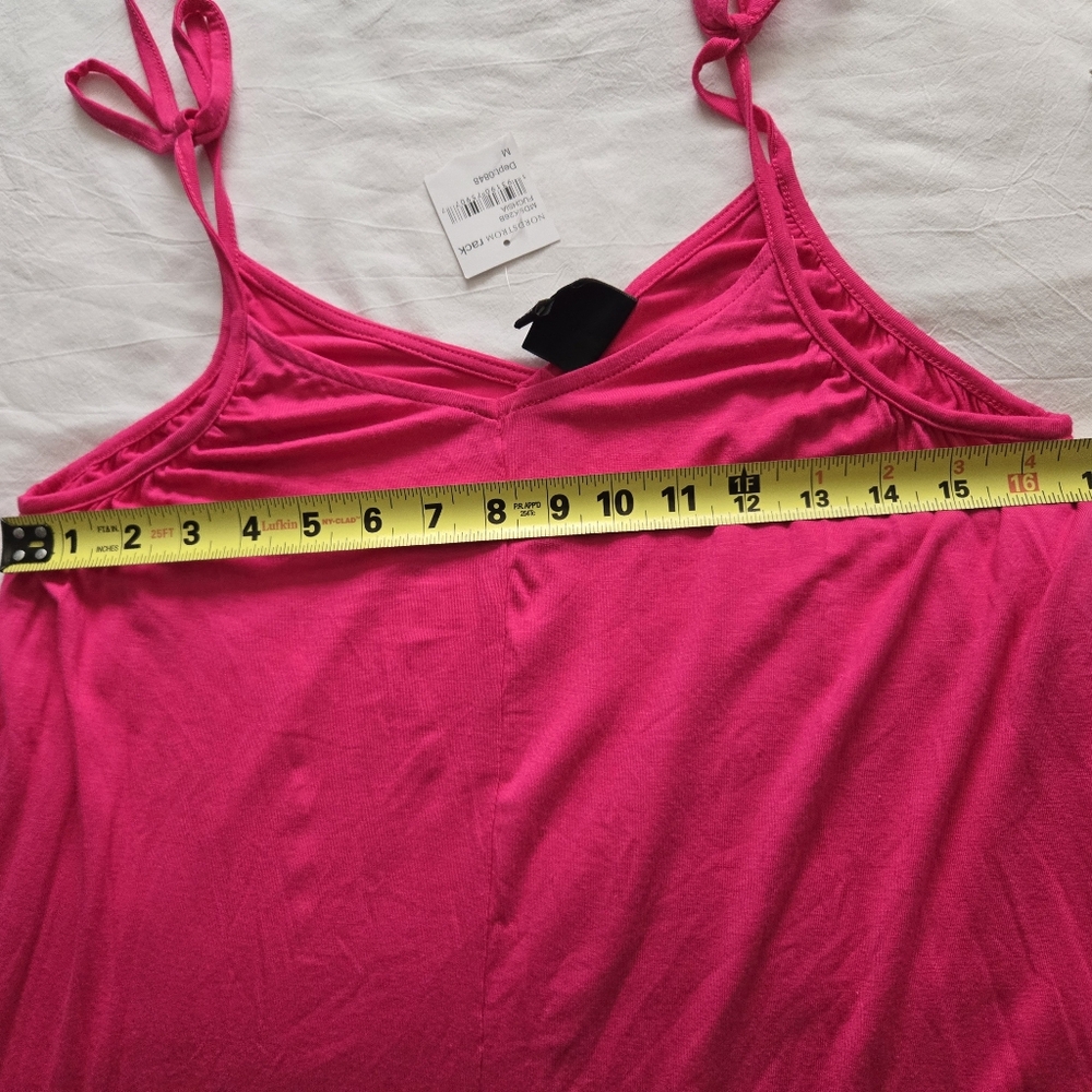 NWT Bobeau Pink Summer Maxi Tank Dress Is Perfect for Beach or Pool Size Medium - Picture 9 of 15